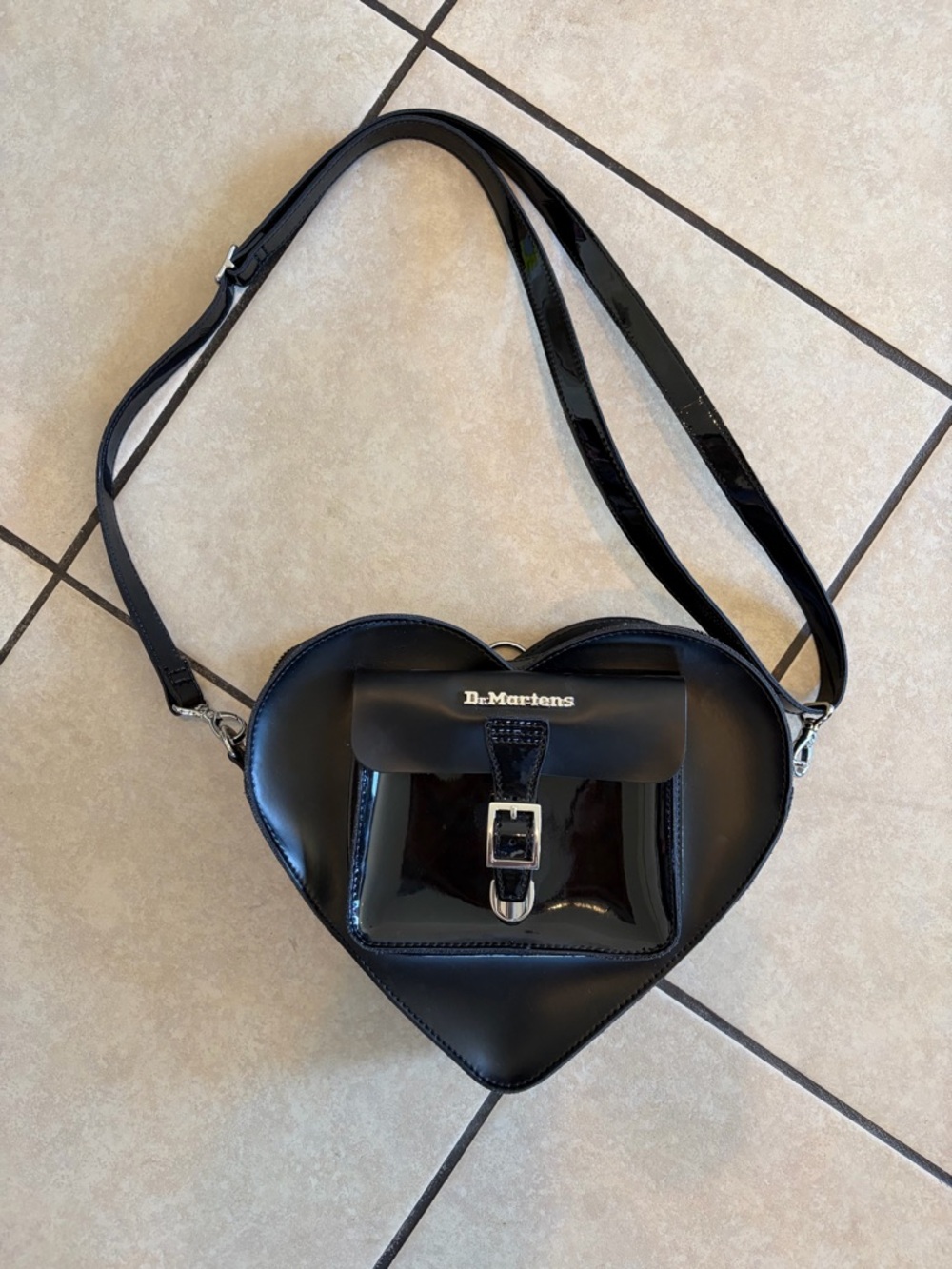 dr. martens “kiev” heart shaped bag
